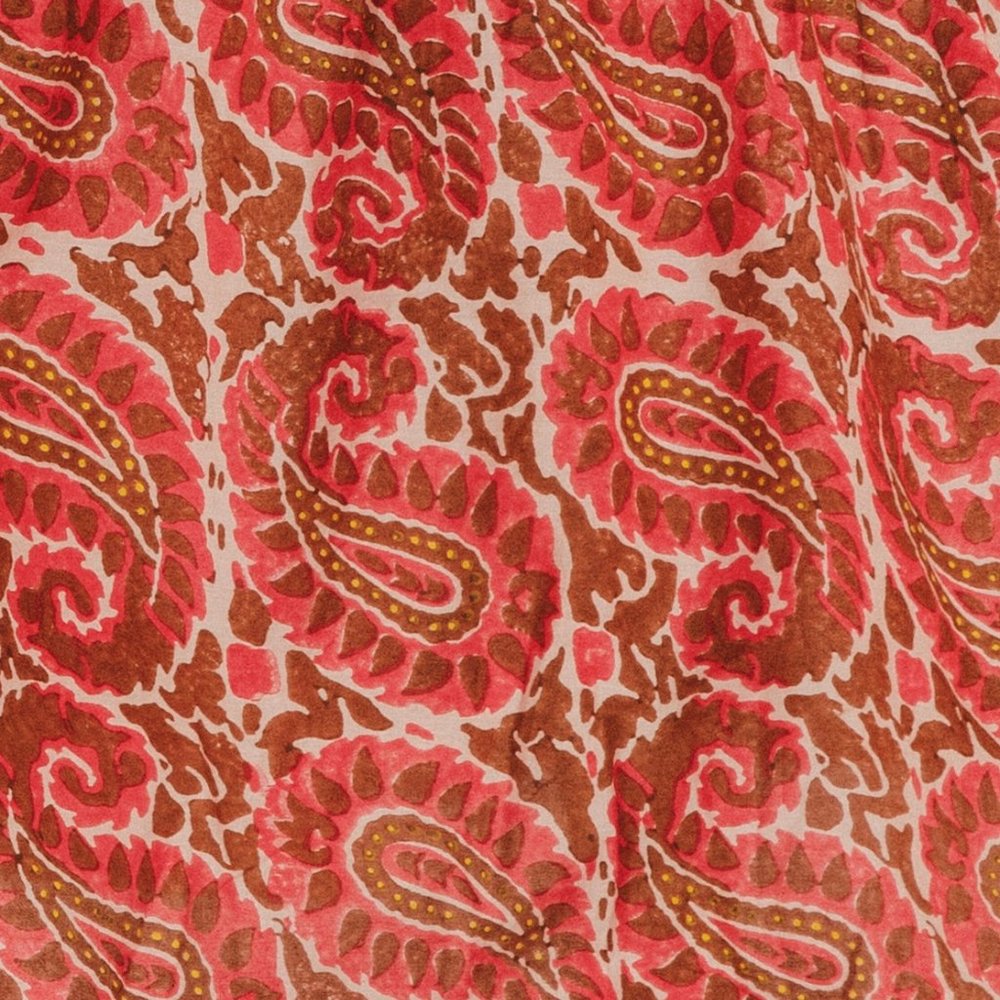 Cleobella Red and Brown Blouse - Picture 2 of 2